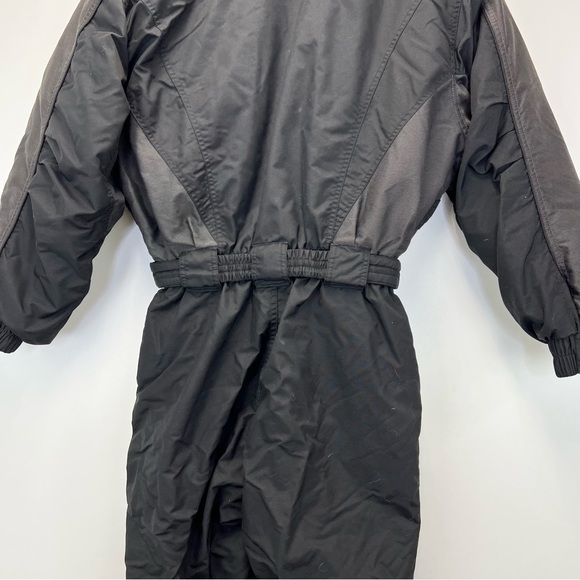CB Sports Skiwear Vintage Snowsuit Womens Medium Black Snow Bunny Outdoors Retro - Picture 6 of 9